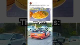 Upside-down peas 🫛