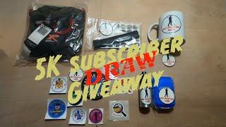 5k sub giveaway draw and some metal Detecting