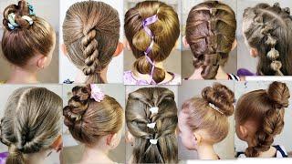 12 EASIEST hairstyles from the Lizas Braids channel! Hairstyles in 30 seconds!!!