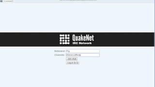 how connect to quakenet and chat here(with me)