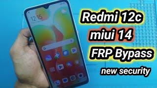redmi 12c Android 13 Miui 14 Google Accounts Bypass Without Pc New Security | Redmi 12c FRP Unlock