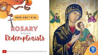 Monday 2nd September 2024 - Rosary with the Redemptorists & Benediction @ 7.00PM IST