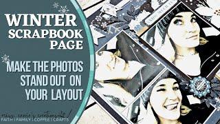 Create Balance with Patterns & Ephemera on a Scrapbook Page | Bonus Printed Journaling Tutorial