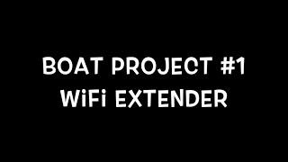 Redport Halo WiFi Extender installation on sailboat