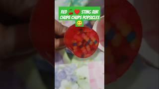 Red ️ Sting Aur Chupa Chups Mixed Candy  Popsicles #shorts #yt_shorts #trending