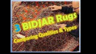 Bidjar Persian Rugs:  Q&A  - Differences in Qualities - Tekap vs. Sanjan vs. Bukan