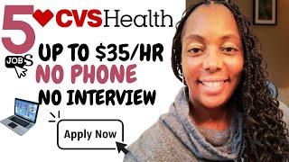 "CVS Health Hiring Now! WFH | Part & Full Time | No Phone Calls