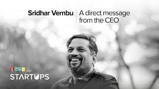 A direct message to all startups from our CEO