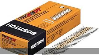 BOSTITCH Metal Connector Nails, Galvanized, Paper Tape Collated, 500-Pack (PT-MC14815G.5M)