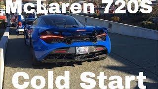 McLaren 720S Cold start