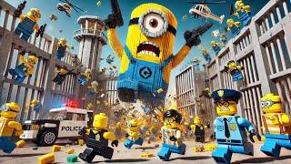 Despicable me 4 but Minion in jail - Lego City Prison break