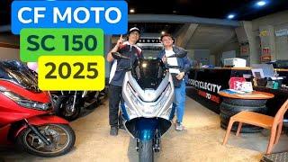 CF Moto SC 150 2025 SRP 119,800 Space Silver | Specs Review Sound Check Demo | Kirby Motovlog