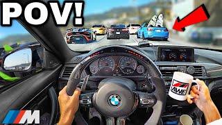 Getting A Coffee In A Straight Piped BMW M4 F82 [LOUD EXHAUST POV]