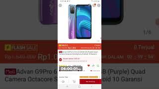 Detik detik flash sale hp Shopee