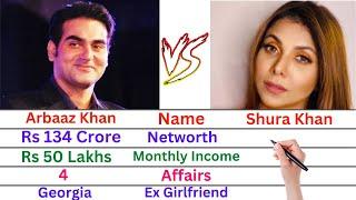 Comparison: Arbaaz Khan Vs Shura Khan | Arbaaz Khan to marry make-up artis Shura Khan on December 24