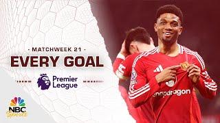 Every Premier League goal from Matchweek 21 (2024-25) | NBC Sports