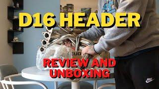 *SRS HEADER UNBOXING AND REVIEW* - Honda Civic D16 Header FULL Review Fit, Sound, and Quality!