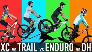 The Different Types of Mountain Bikes: XC vs Trail vs Enduro vs Downhill