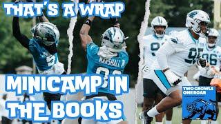 TMJ Shines | Eddy P Returns | Interior OL Shows Improvement | Carolina Panthers Minicamp Concludes