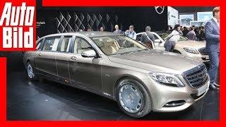 Genfer Autosalon: Mercedes Maybach S600 Pullman (2015) Sitzprobe / Details