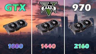 GTX 970 VS GTA V | 1080p | 1440p | 4K - (Very High - Ultra)