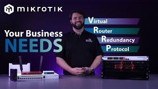 Use ANY MikroTik router combination to achieve Network Redundancy in case of hardware failure (VRRP)