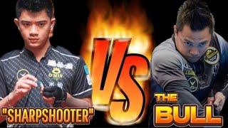 Jeff "THE BULL" De'Luna  Kyle "SHARPSHOOTER" Amoroto  10 BALL PAREHAS  RACE 14