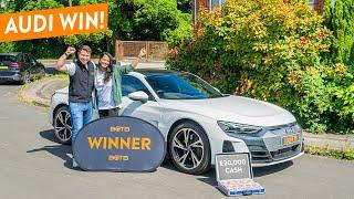 “I’m A Girl Racer Now!” £86,000 Audi Win + Cash!