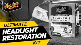 Meguiar's Ultimate Headlight Restoration Kit - All in One Kit for Easy Headlight Restoration