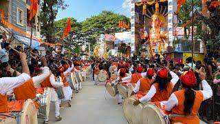 Khairatabad Ganesh 2023 | Maharashtra puneri Dhol Tasha at Khairatabad Bada Ganesh | Mumbai band