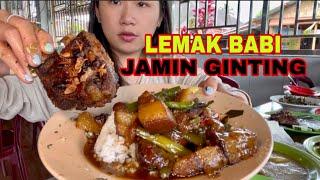 MUKBANG LEMAK BABI KECAP JAMIN GINTING GAK PERNAH BOSAN  #jejezhuang