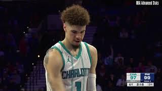 LaMelo Ball | Charlotte Hornets at Philadelphia 76ers (Sixers) | Full Box Score