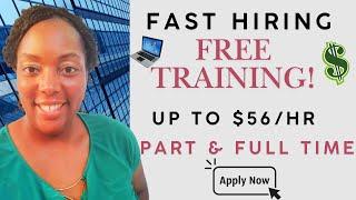 They Will Train You! Work From Home Jobs Hiring Now! Up to $56/hr