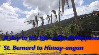 Life in the Philippines epi 5 - Drive from St. Bernard to Himay-angan, Southern Leyte, Philippines