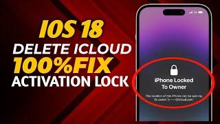 Bypass iOS 18! iPhone Locked To Owner How To Unlock Without Apple iD Password  @applesupport