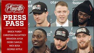 49ers Players Recapped NFC Championship Win Over Lions | 49ers