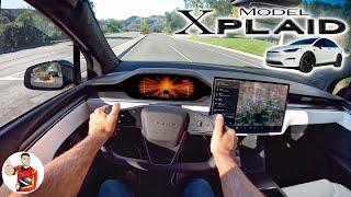 The Tesla Model X Plaid is a Comfortable Family SUV That Warps Reality (POV Drive Review)