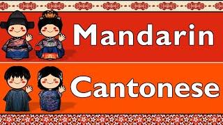 SINITIC: MANDARIN CHINESE & HONGKONG CANTONESE