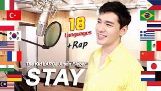 Korean Guy Singing "STAY" in 18 Languages + RAP (The Kid LAROI, Justin Bieber) - Cover by Travys Kim