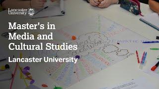 Master's in Media and Cultural Studies at Lancaster University