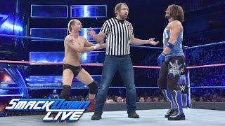 James Ellsworth vs. AJ Styles - Special Guest Referee Dean Ambrose: SmackDown LIVE, Oct. 11, 2016