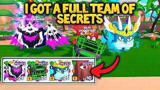 I Got A Full Team Of Secrets In Pet Catchers | Roblox