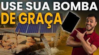 BOMBEAMENTO SOLAR: Use a BOMBA d’água SEM pagar ENERGIA ELÉTRICA