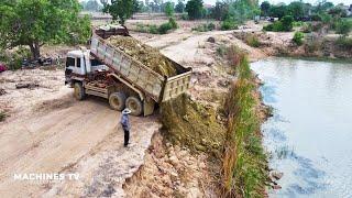 EP2 Comeback To Old Project Backfill Use Wheel Loader DOOSAN SD300N, KOMATSU D60P, 15ton Truck