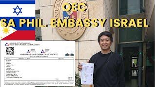 Overseas Employment Certificate (OEC) paano kumuha sa Embassy? (Tel Aviv) | Jahn PH