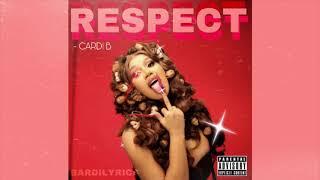 Cardi b - RESPECT [snippet] | bardilyrics