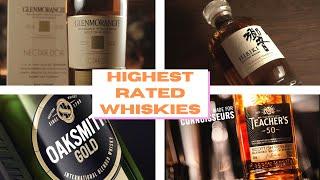 Top 5 Rated Whiskies on The Channel So Far