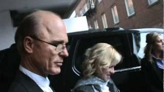 Ed Harris and Amy Madigan - leaving