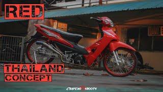 Wave 100 Thai concept | from scratch to showbike | RED |