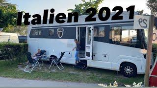 Vom größten Campingplatz Marina de Venezia zum Gardasee 2021 | Italien Wohnmobil Urlaub | #Vlog 4